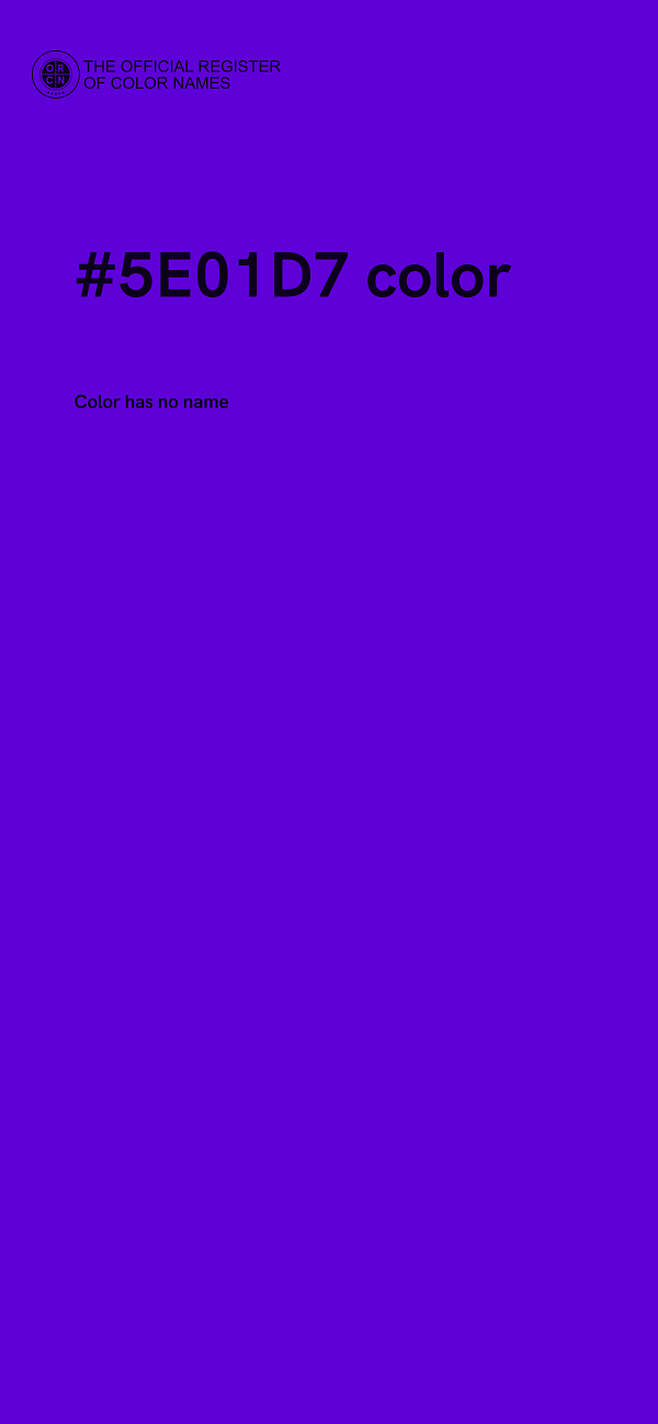 #5E01D7 color image