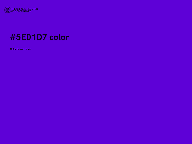 #5E01D7 color image
