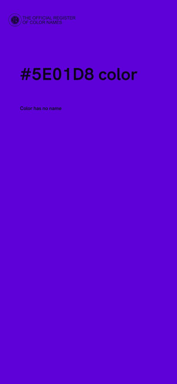 #5E01D8 color image