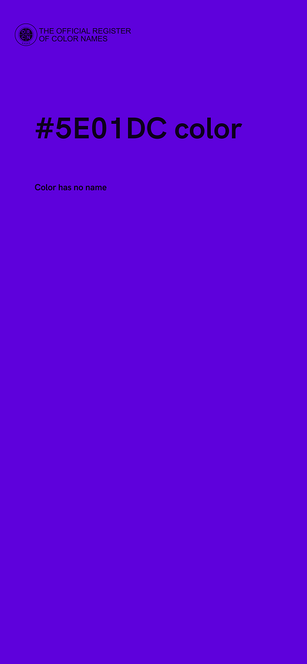 #5E01DC color image