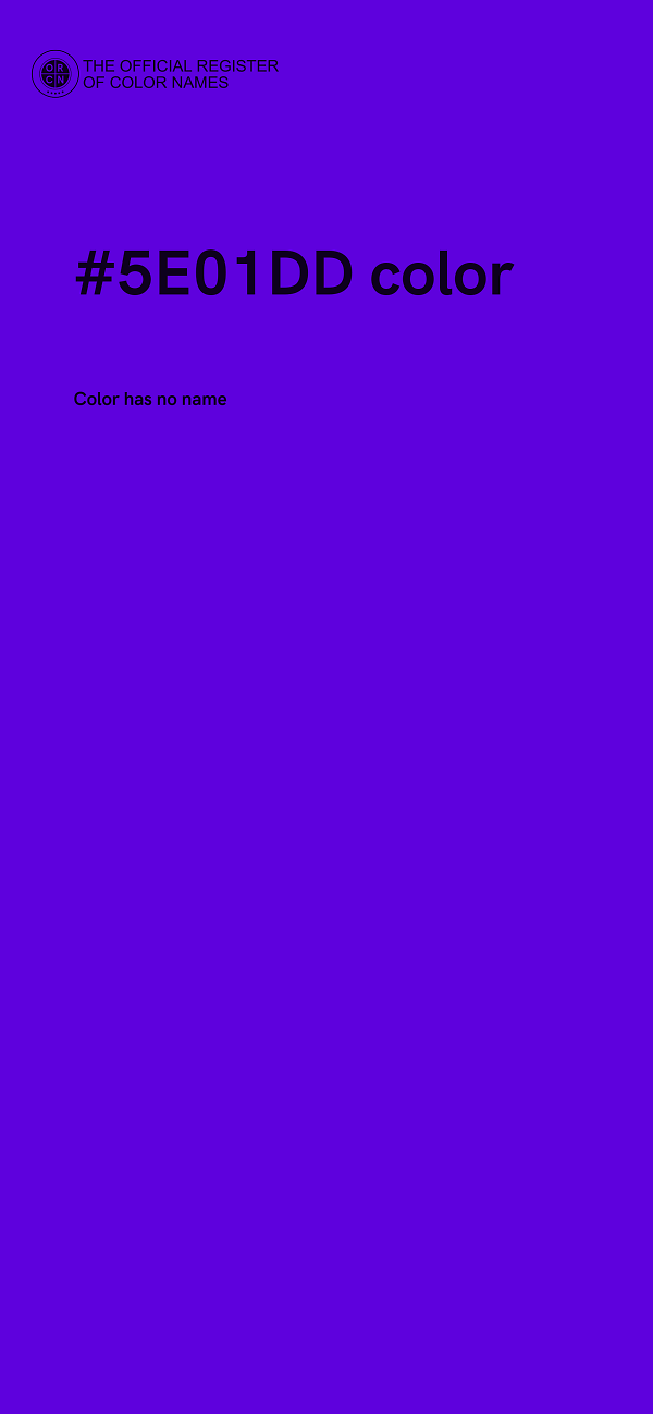 #5E01DD color image