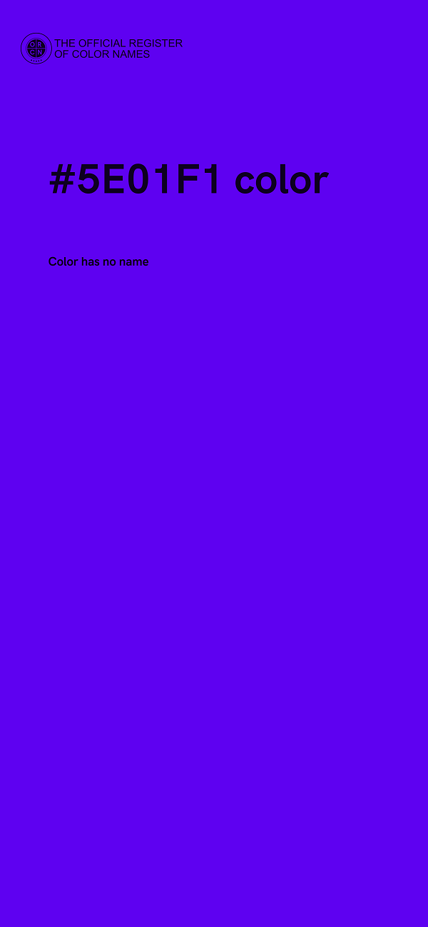 #5E01F1 color image