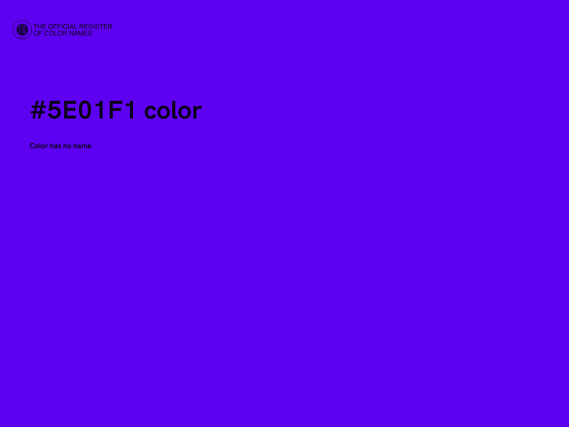 #5E01F1 color image