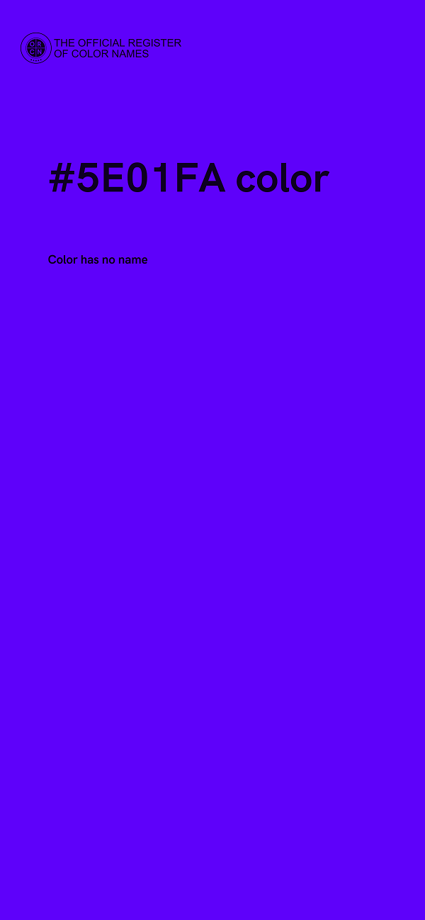 #5E01FA color image