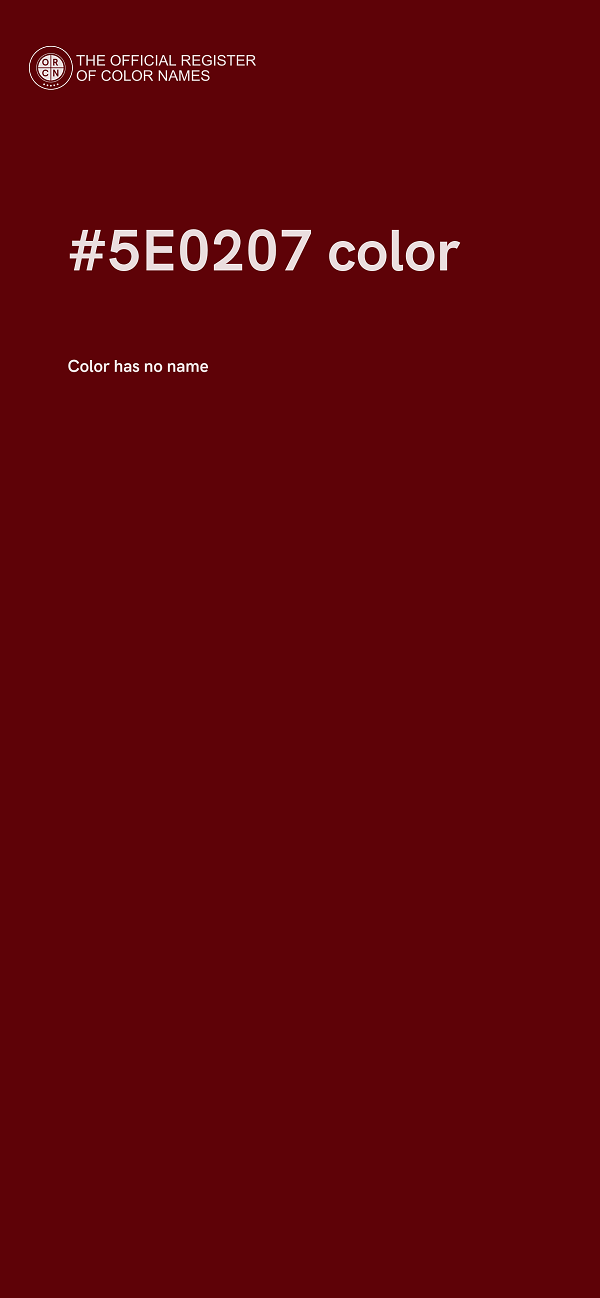 #5E0207 color image