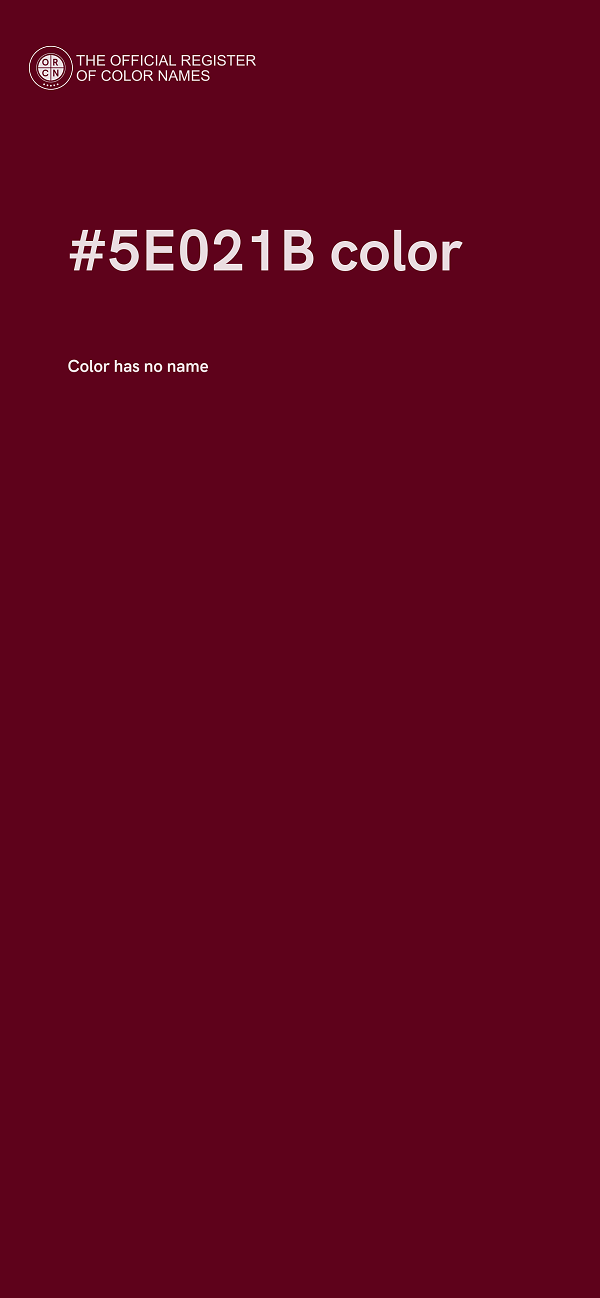#5E021B color image