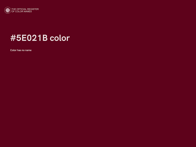 #5E021B color image