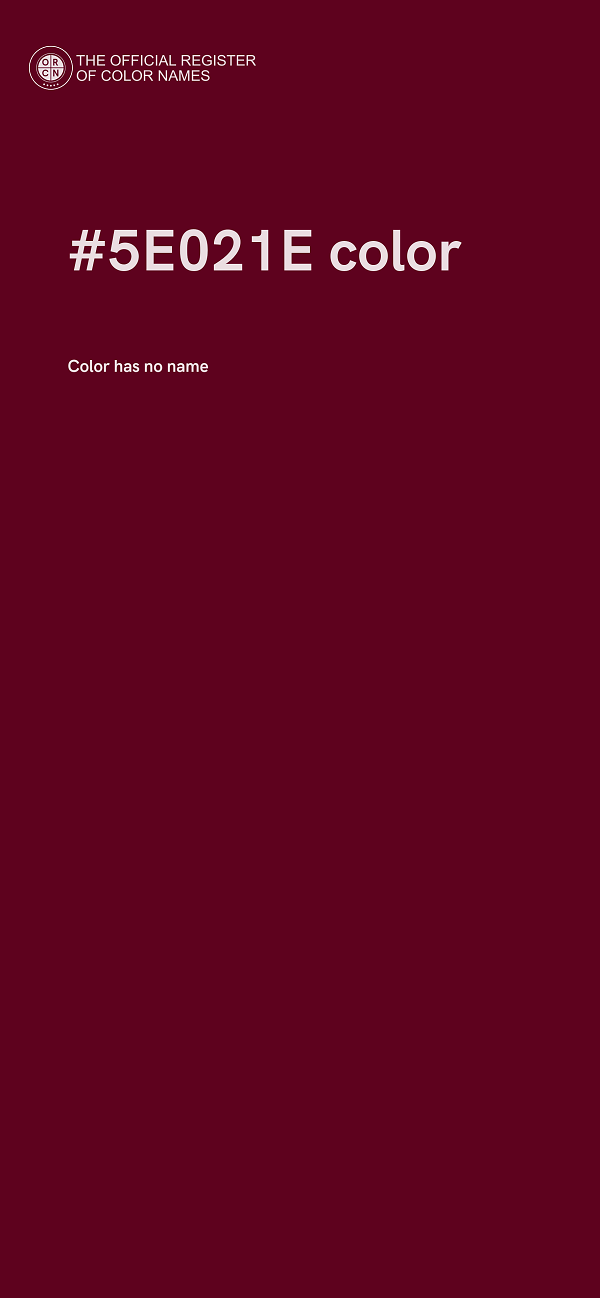 #5E021E color image