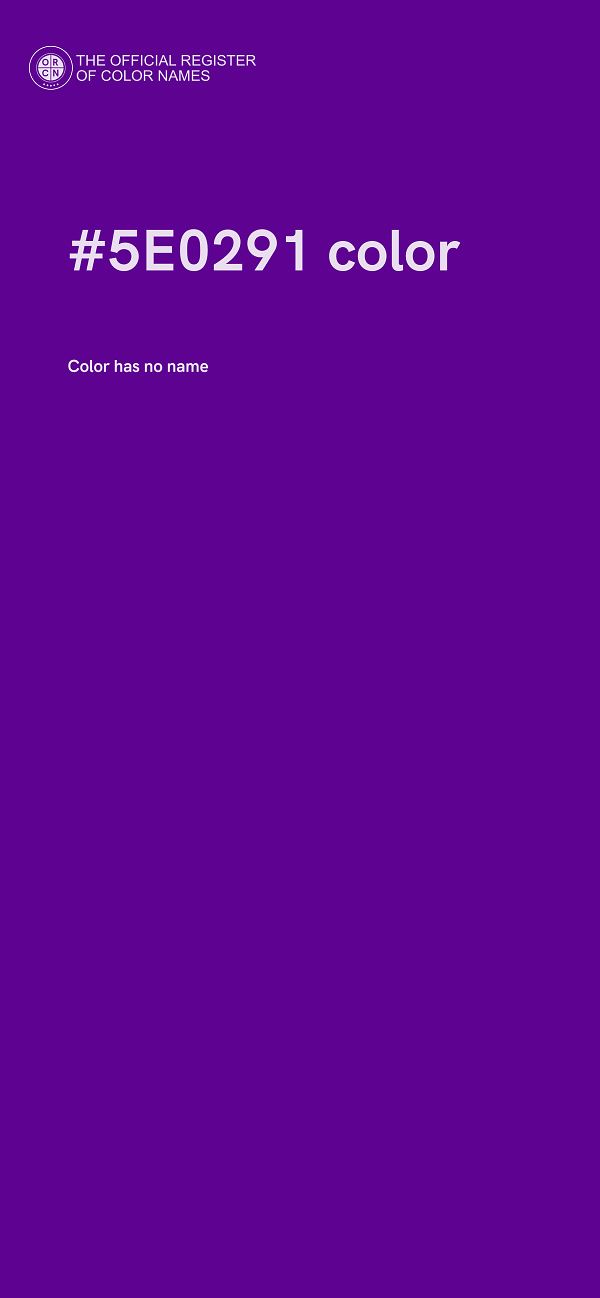 #5E0291 color image