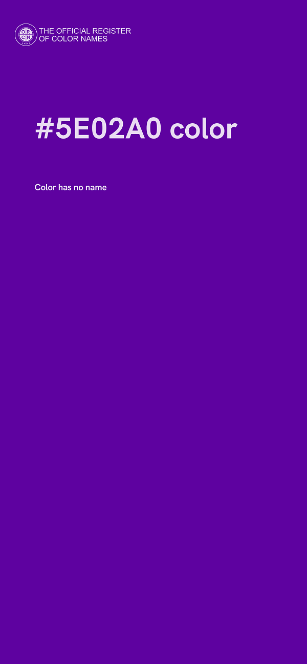 #5E02A0 color image