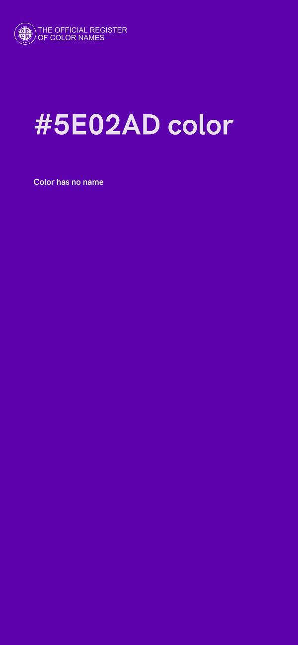 #5E02AD color image