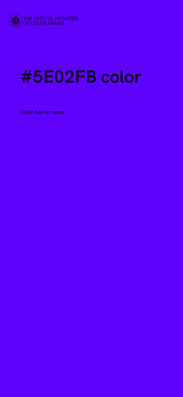 #5E02FB color image