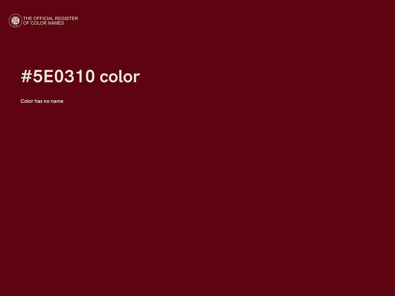 #5E0310 color image