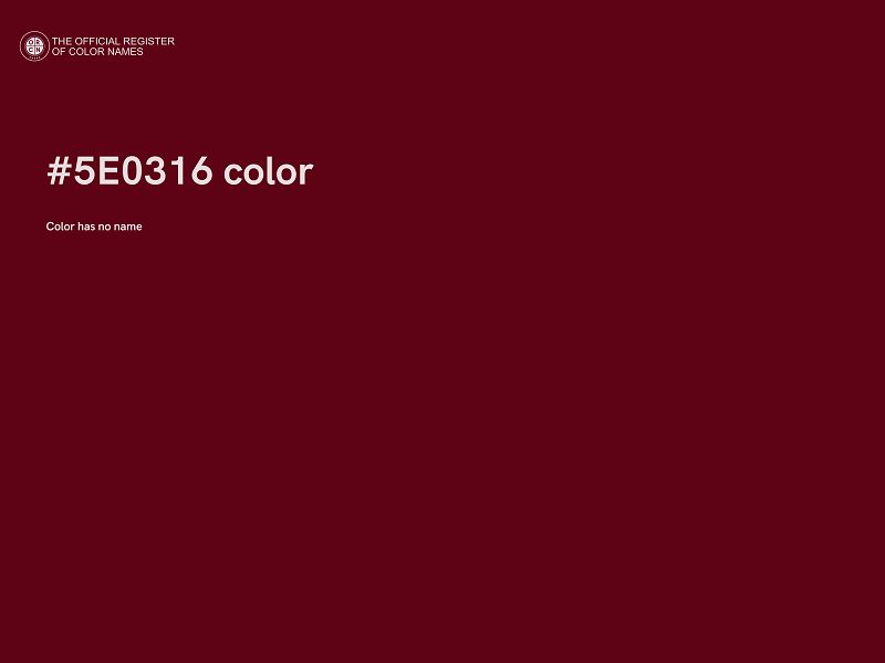 #5E0316 color image