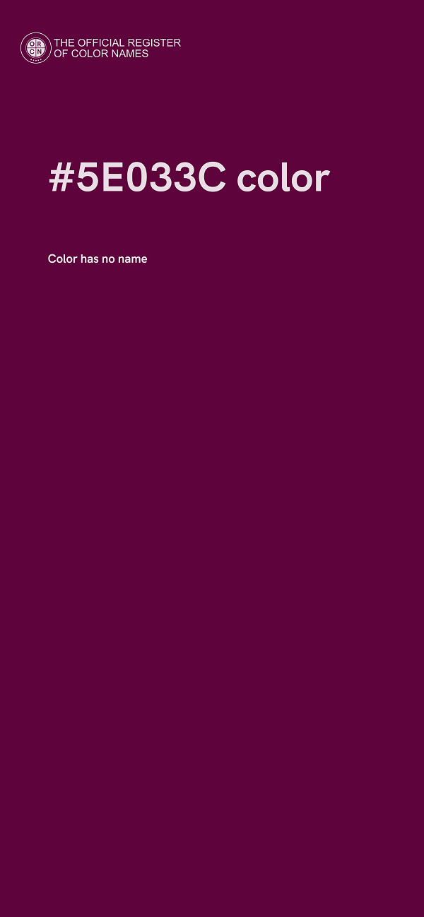 #5E033C color image