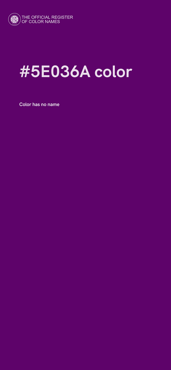 #5E036A color image