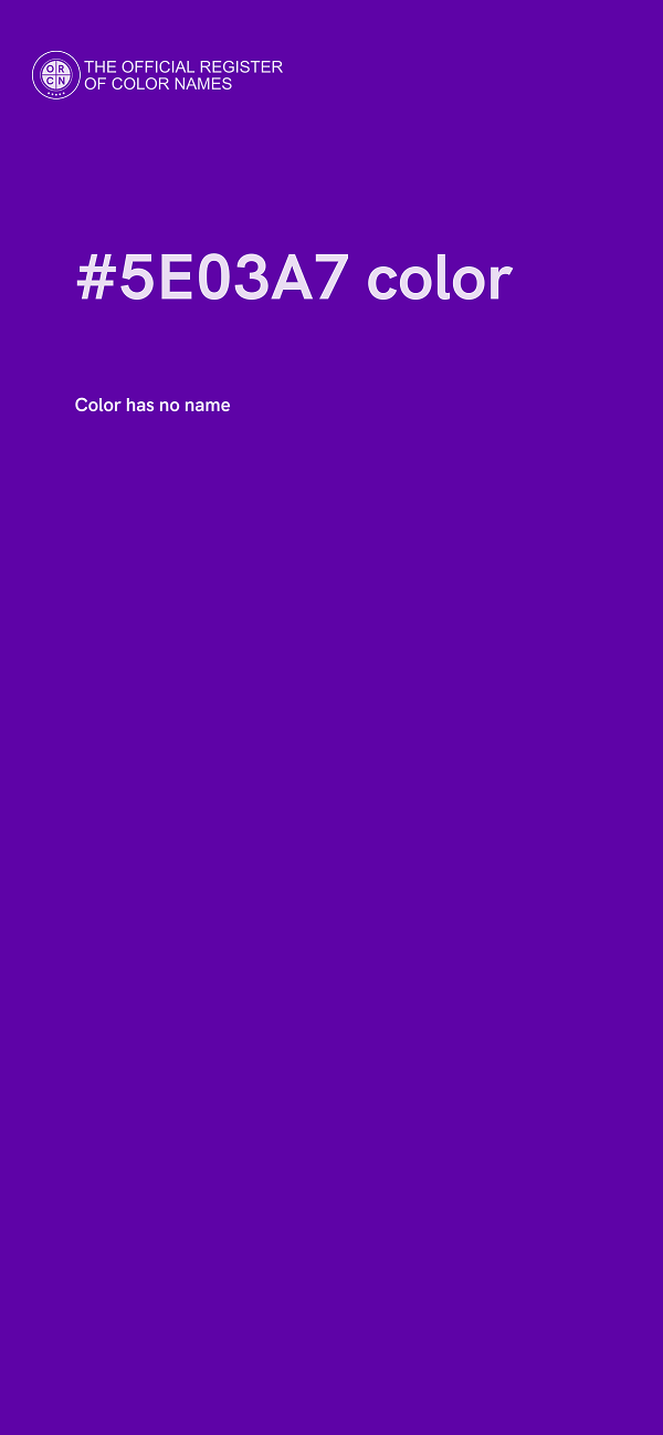 #5E03A7 color image