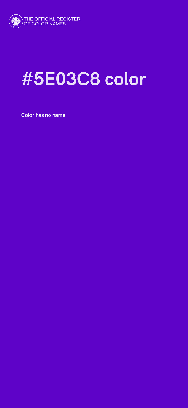 #5E03C8 color image