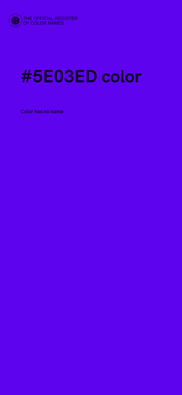 #5E03ED color image