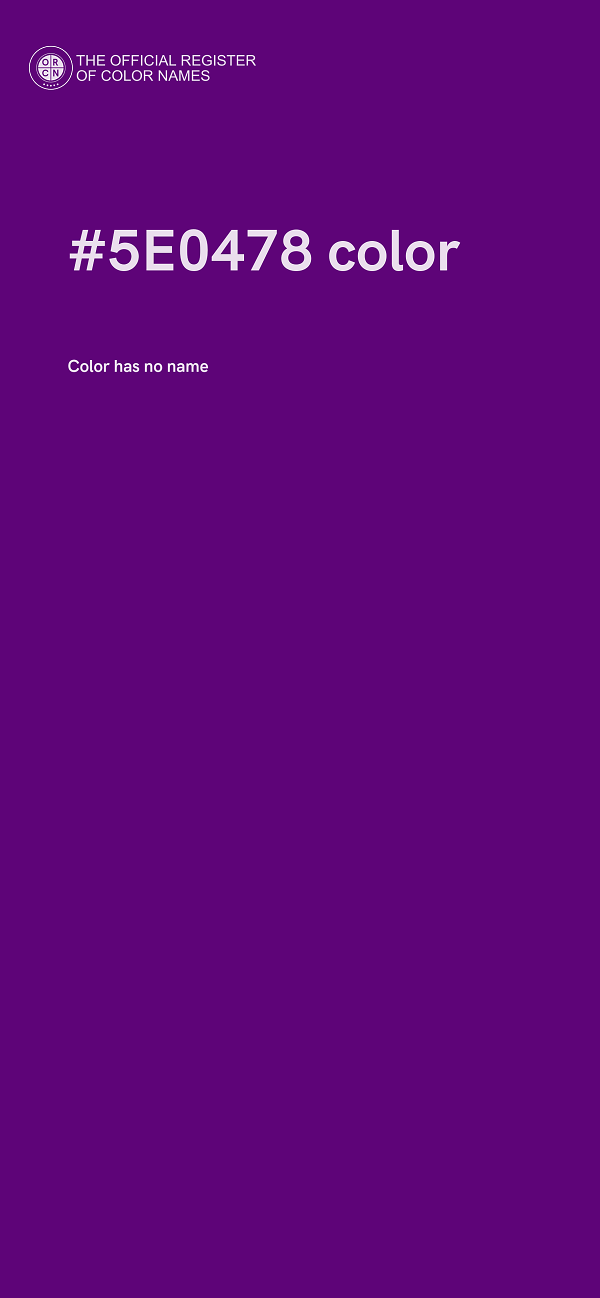 #5E0478 color image