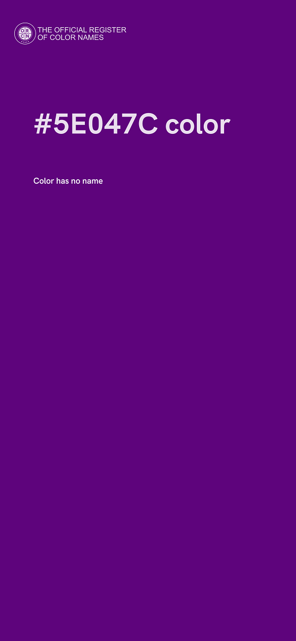 #5E047C color image