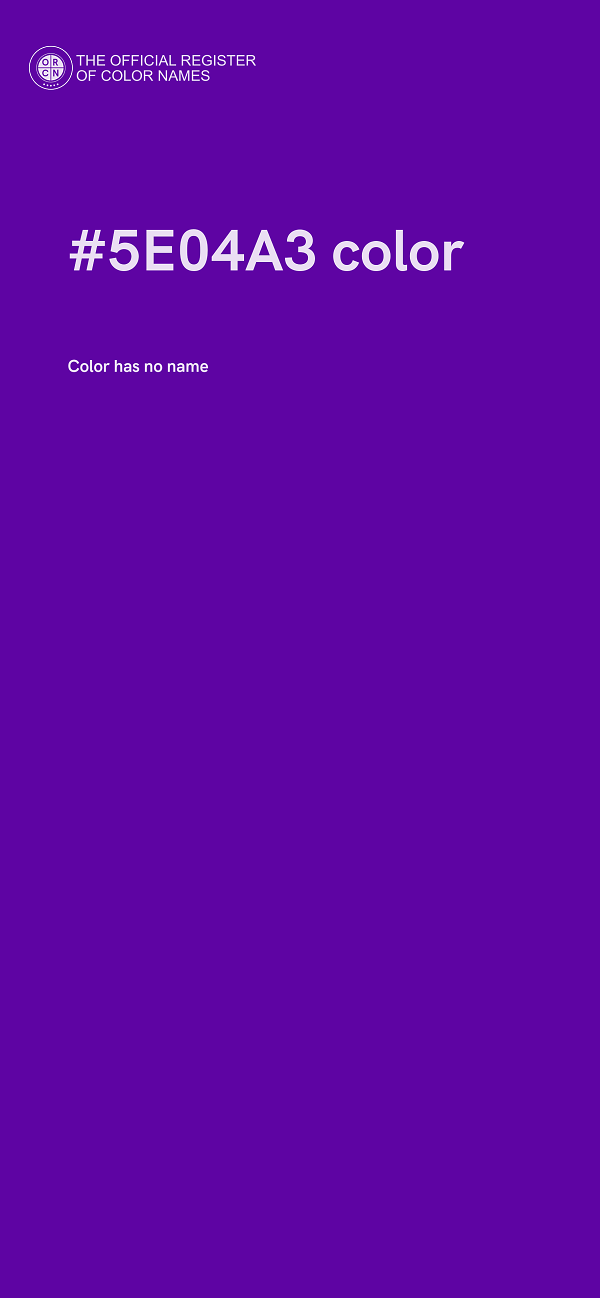 #5E04A3 color image
