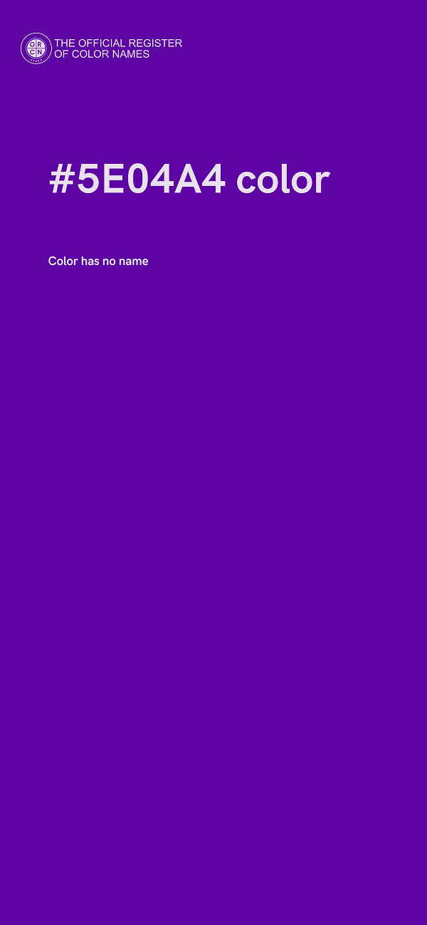 #5E04A4 color image
