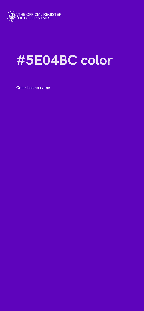 #5E04BC color image