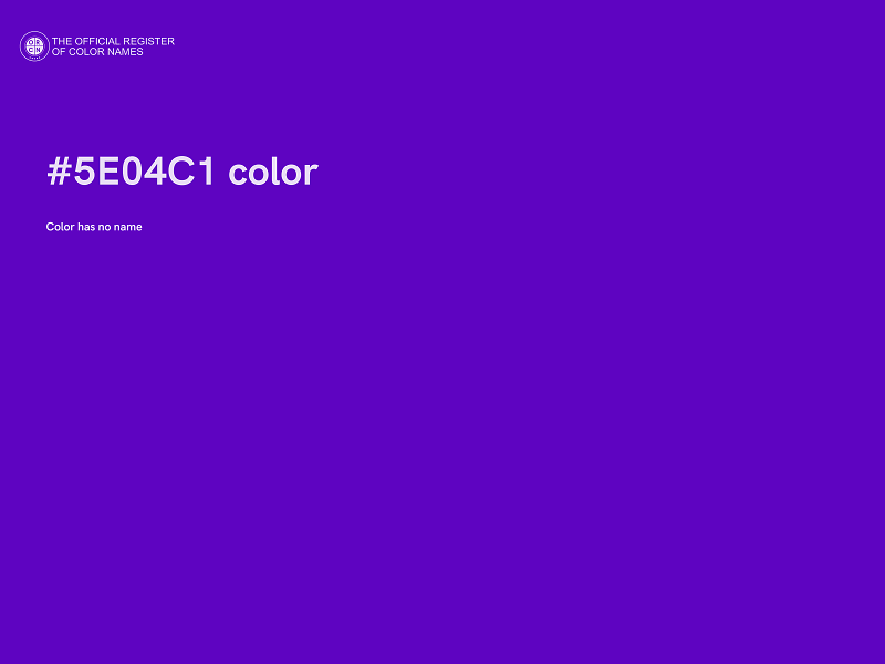 #5E04C1 color image