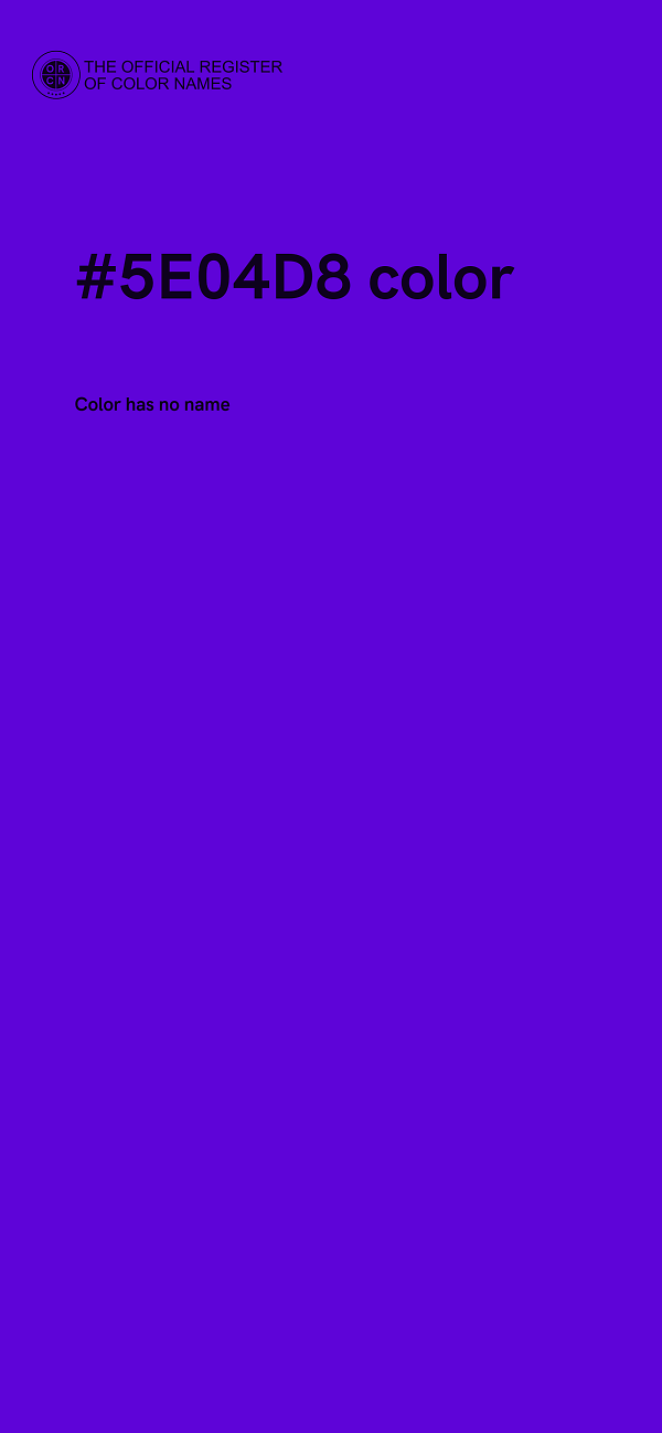 #5E04D8 color image