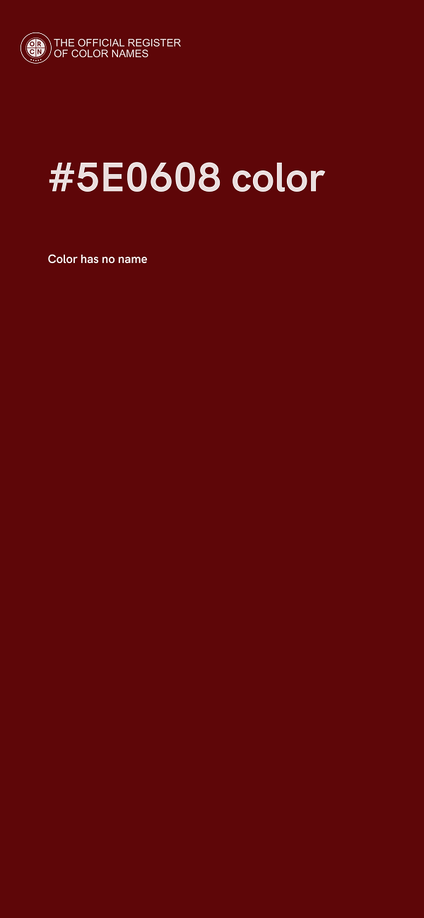 #5E0608 color image