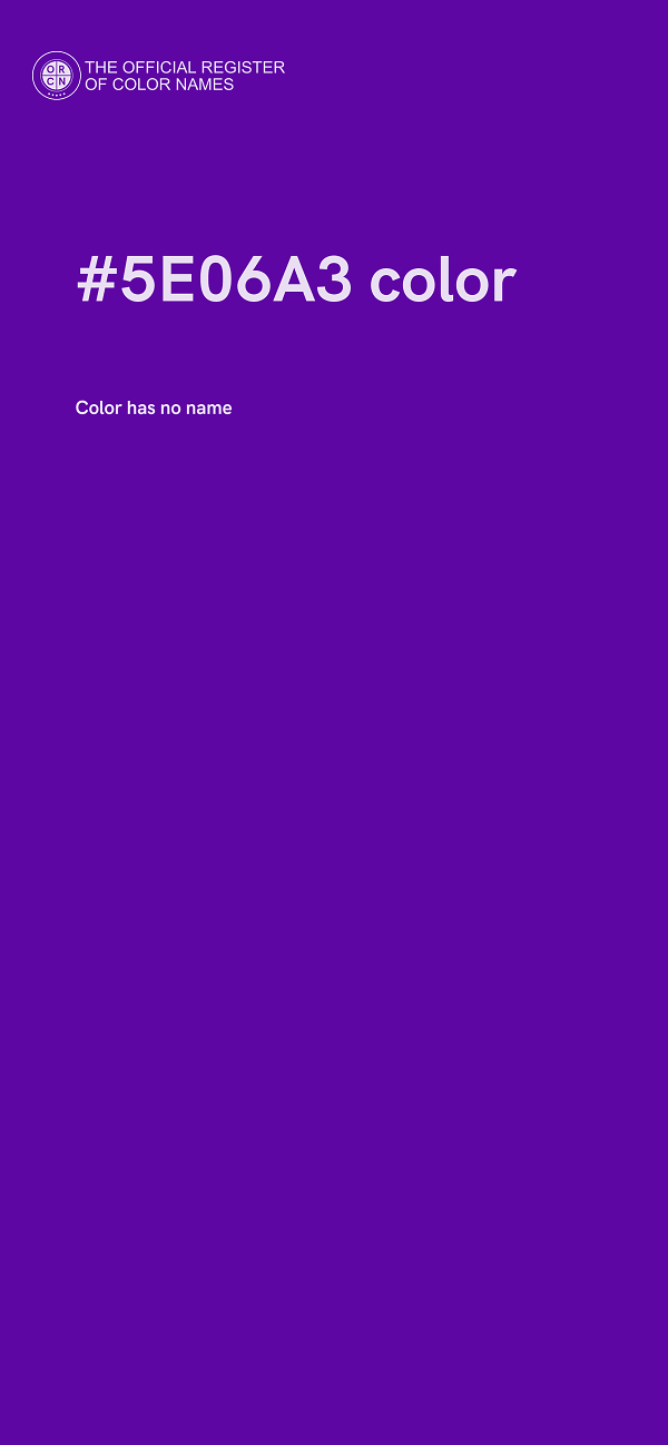 #5E06A3 color image