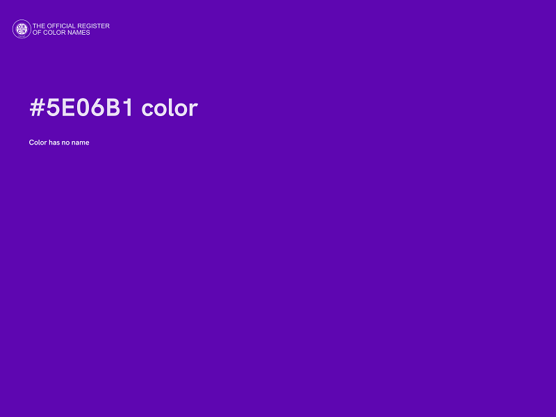 #5E06B1 color image