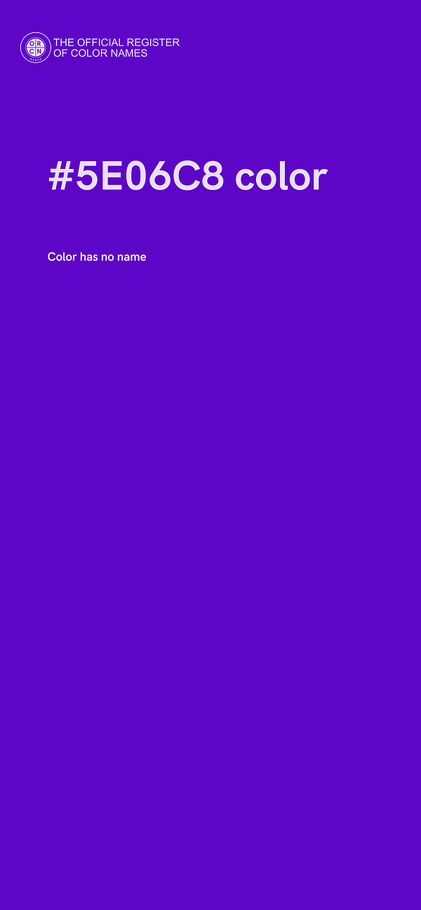 #5E06C8 color image