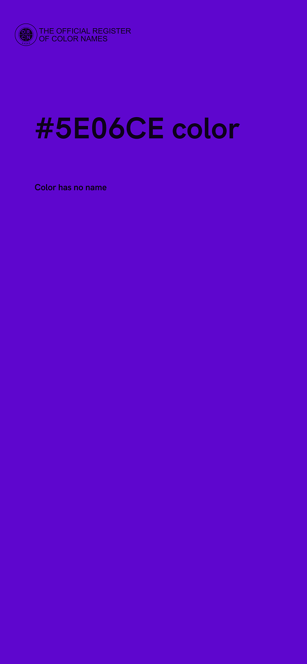 #5E06CE color image