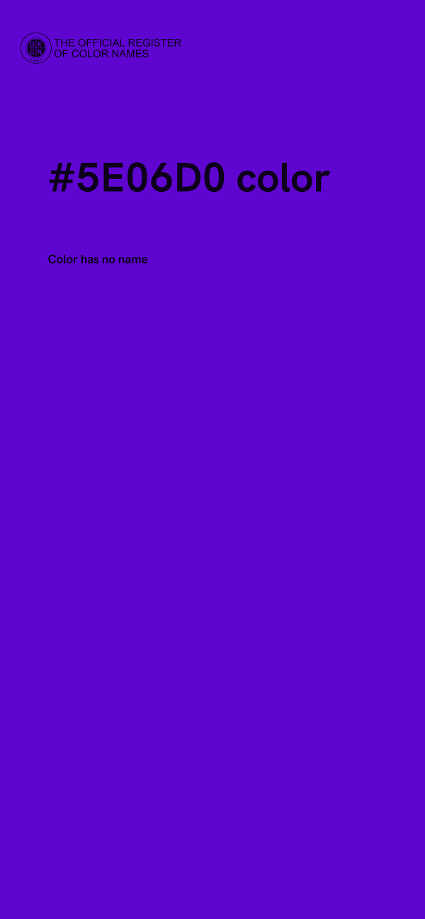 #5E06D0 color image