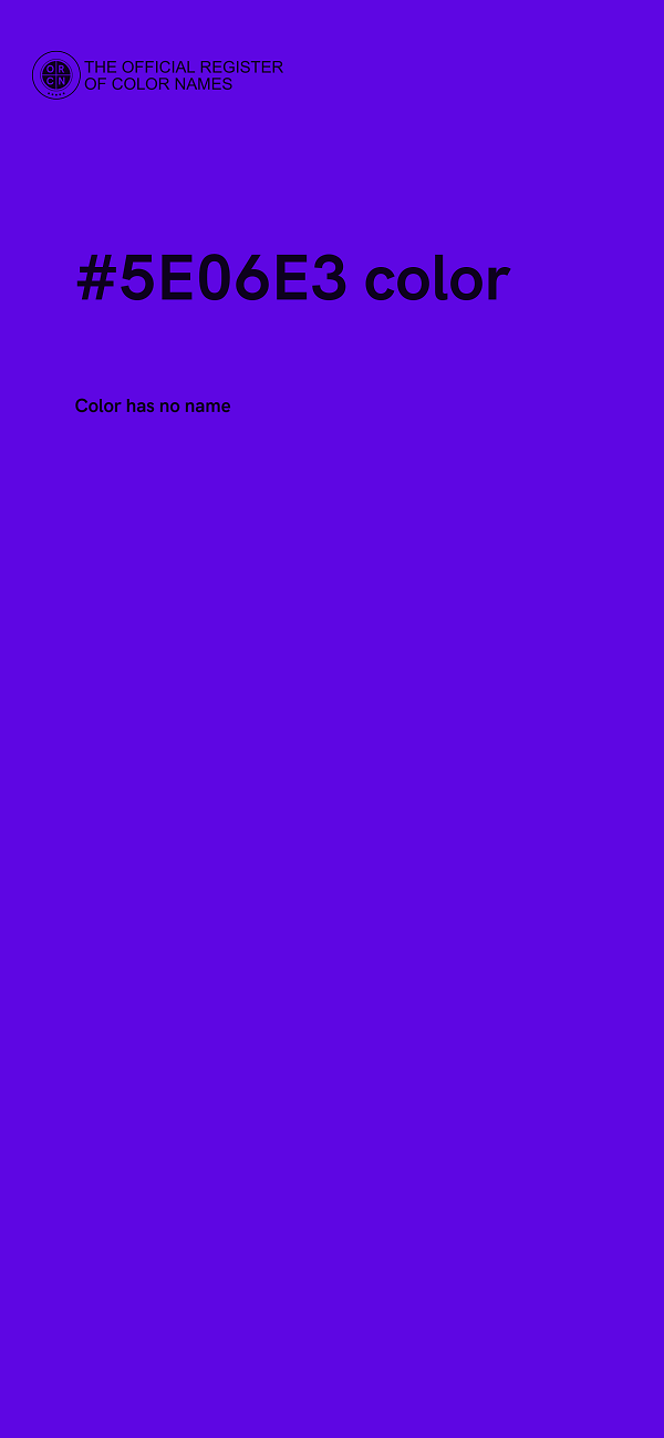 #5E06E3 color image