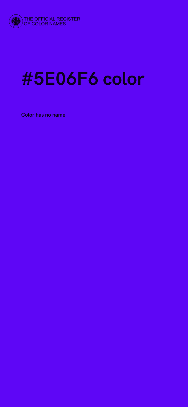 #5E06F6 color image