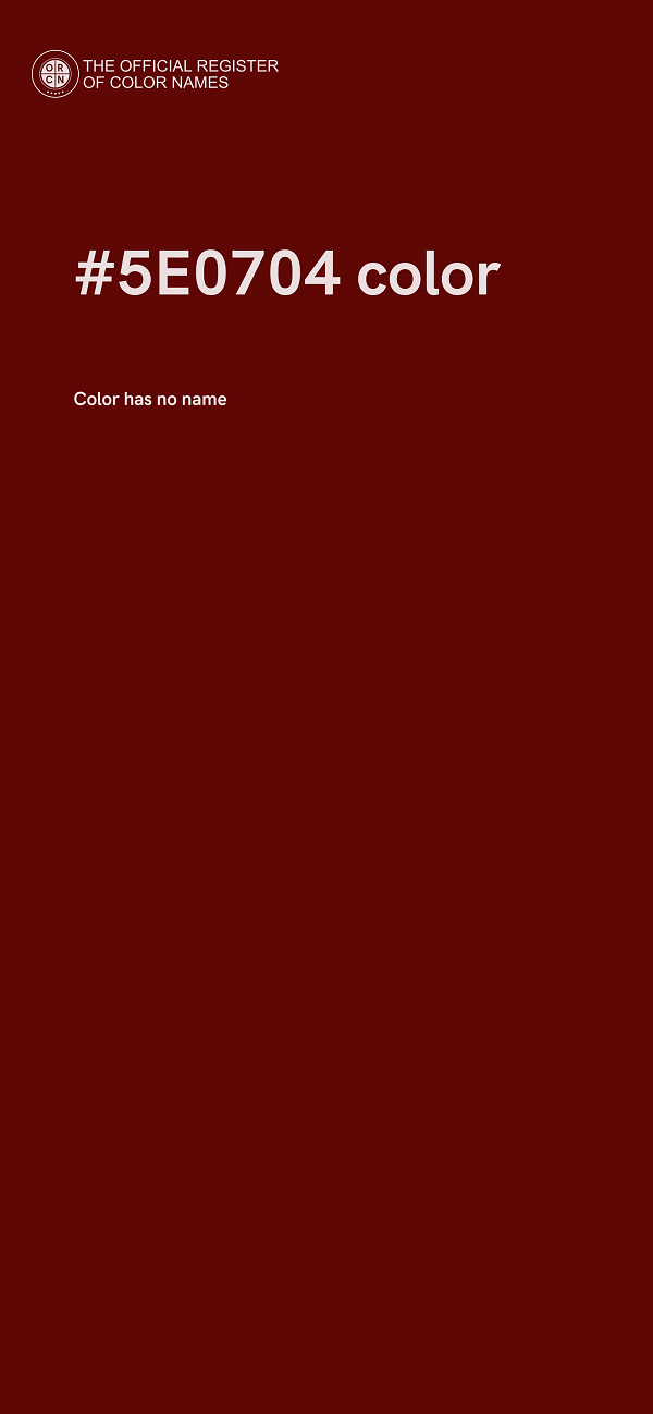 #5E0704 color image
