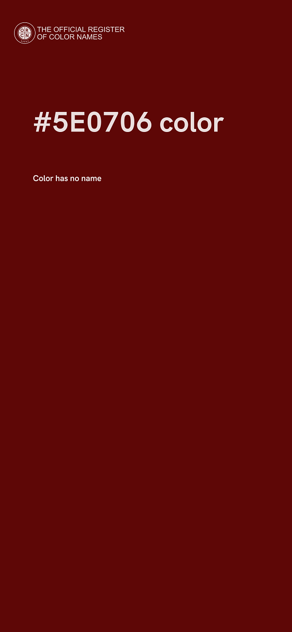 #5E0706 color image