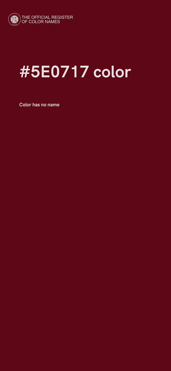 #5E0717 color image