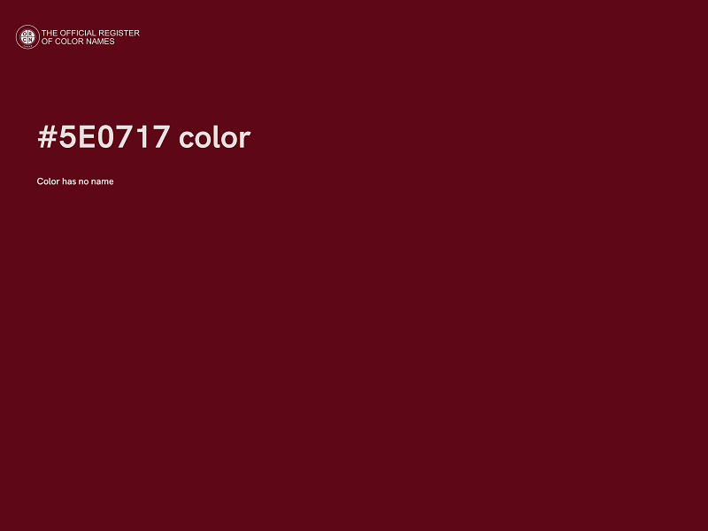 #5E0717 color image