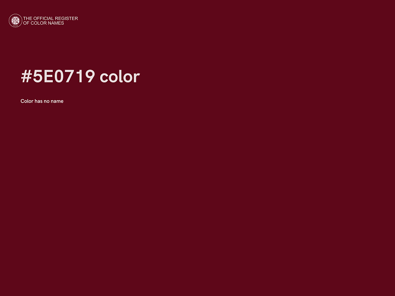 #5E0719 color image