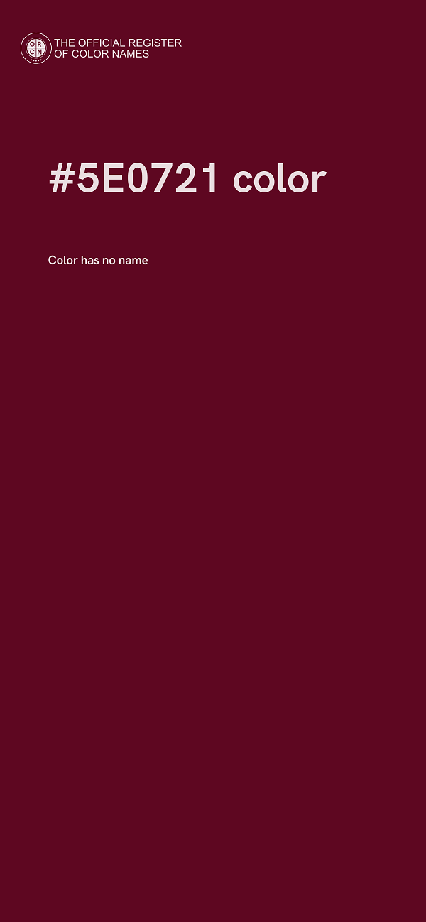#5E0721 color image