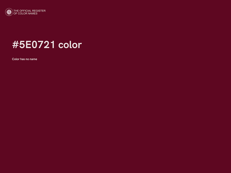 #5E0721 color image