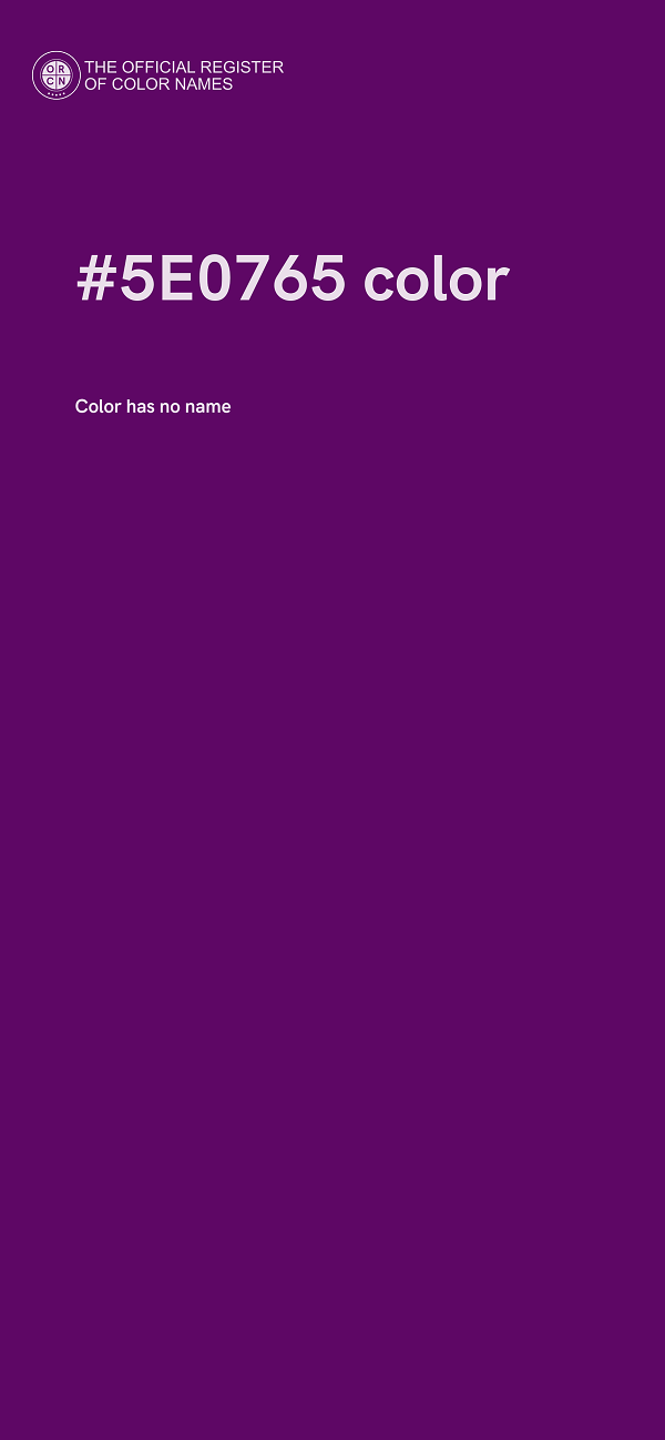 #5E0765 color image