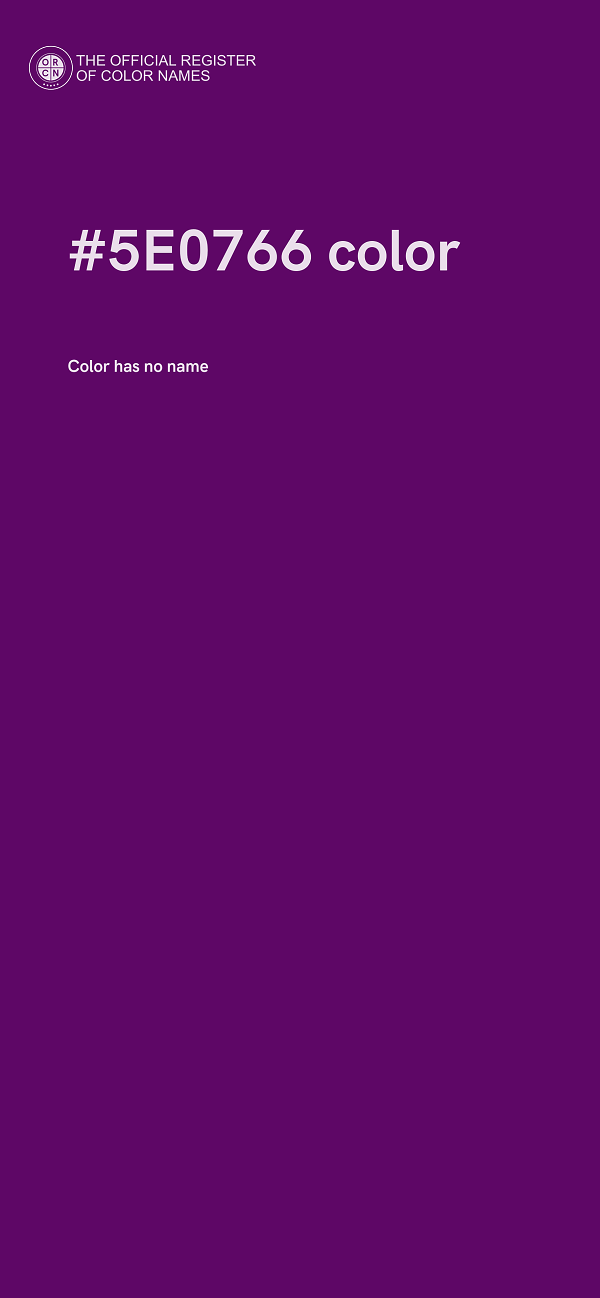 #5E0766 color image