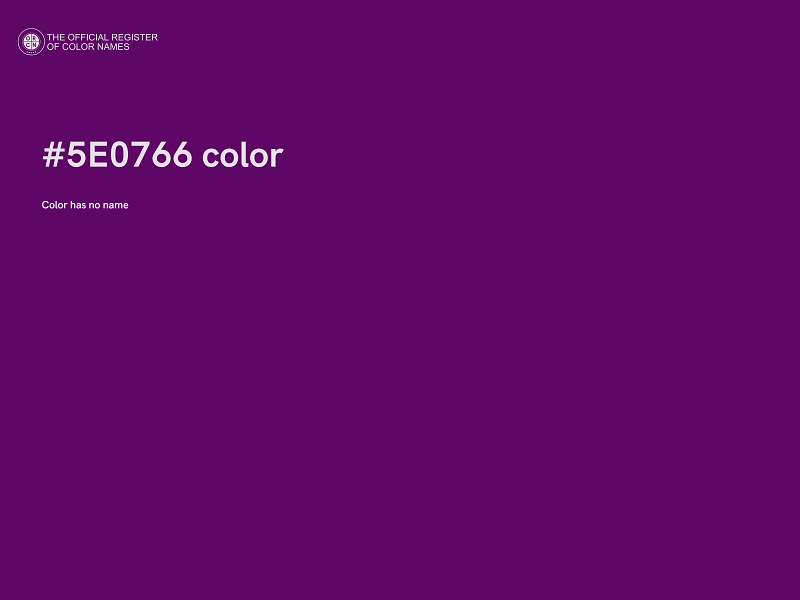 #5E0766 color image