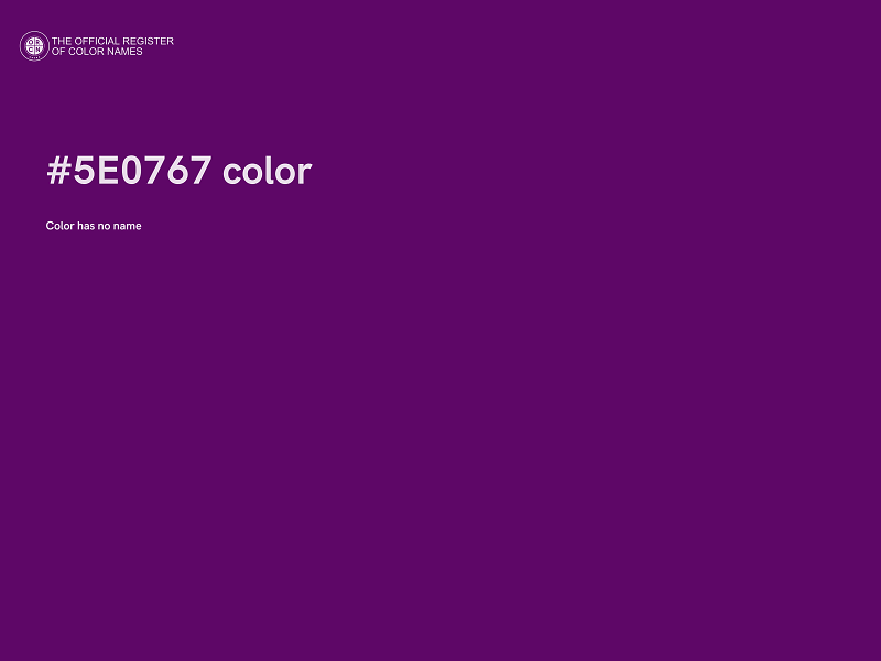 #5E0767 color image
