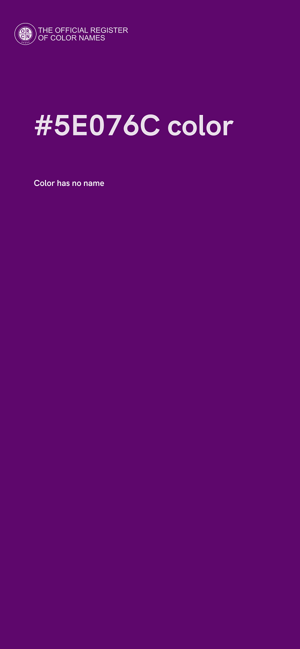 #5E076C color image